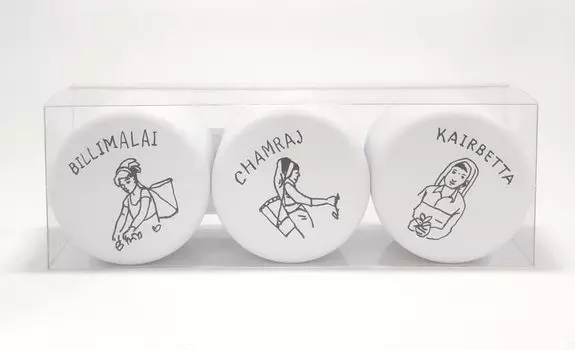 Чай Нилгири SFTGFOP 3 фермерских мини-баночки подарочный набор SOUTH INDIA TEA HOUSE