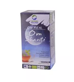 Чай Ом Шанти (25 пак, 1.55 г), Om Shanti Tea, Organic Wellness