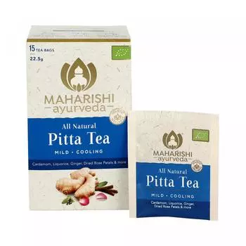 Чай Питта (15 пак, 1.5 г), Organic Pitta Tea, Maharishi Ayurveda