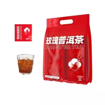 Чай пуэр «Baiyun Mountain Rose» в свадебной коробке, сувенир «Happy Tea», новый 36G (3g * 12 packs) bag
