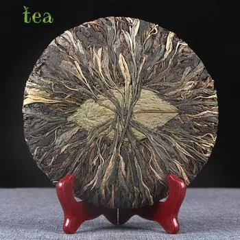 Чай Пуэр, чай с ручкой Yongde Daxue Mountain, чистый чай ручной работы, 400 г сырого чая Пуэр 400g