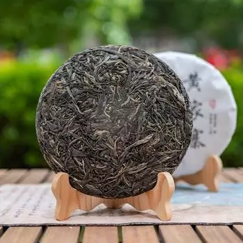 Чай пуэр Хуанцзячжай, сырой чай 357 г. Чай из семи семян, древний юньнаньский чай из дерева пуэр 357g