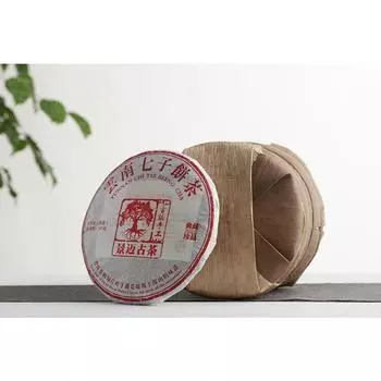 Чай пуэр из Юньнаня Цзинмай, древний чай, приготовленный чай 357 г, один блинчик