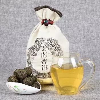 Чай пуэр из Юньнаня Golden Leaf Dragon Ball Big Tree Ancient Bulk Leaves 500 г