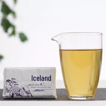 Чай пуэр Юньнань 50 г Исландский сладкий крупнолистовой сырой чай в кирпиче 50g, raw tea brick, factory supply