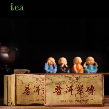 Чай Пуэр Юньнань чай кирпичный чай 100 г старый чайный кирпич 2017 Чэнь Сян Нуо Сян Пуэр приготовленный чай 100g
