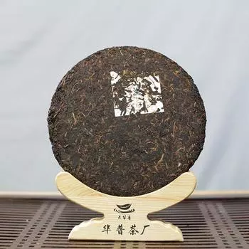 Чай пуэр Юньнаньский чай пуэр приготовленный в лепешке 357 г Юньхуапу Юньнаньский высокогорный чайный лепешка 357g