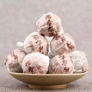 Чай Пуэр с ароматом клейкого риса Жемчуг Дракона 500г Чай Пуэр Туоча