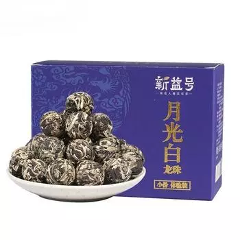 Чай пуэр Синихао Юньнань, дегустационный набор «Лунный свет Байлунчжу», 100 г белого чая