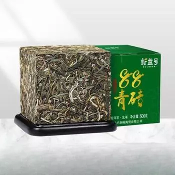 Чай Пуэр Сырой чай 88 Весенний чай из зеленого кирпича Юньнань Чай с древним деревом 500г