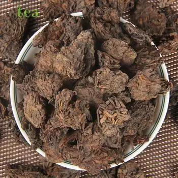 Чай Пуэр Выдержанная камфора Старая чайная головка Натуральный Туо Золотой бутон 90-х годов Мэнхай Пуэрская чайная головка Спелый чай 500g