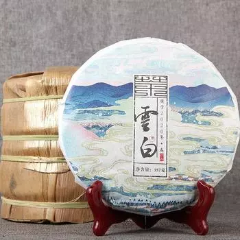 Чай Пуэр Золотой Белый Шэн Пуэр Облакоподобный Белый Красота Сырой Чай Пуэр 2020/2022 357г