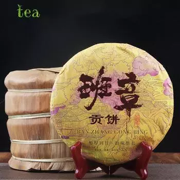 Чай Пуэр Зрелый чай Цзинь Я Лао Бань Чжан Пуэр Чайный торт Бань Чжан Гун Чайная коллекция Сорт Древнего дерева Зрелый чай Пуэр