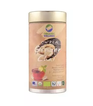 Чай с Имбирём (100 г), Ginger Chai, Organic Wellness 100 g
