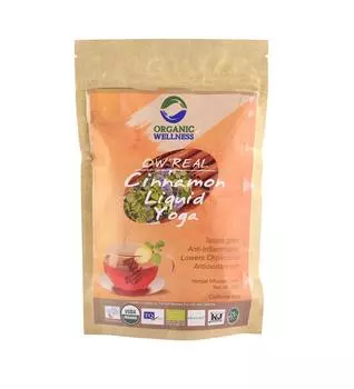 Чай с Корицей Жидкая йога (100 г), Cinnamon Liquid Yoga Tea, Organic Wellness