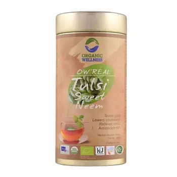 Чай с Тулси и Листьями Карри (100 г), Tulsi Sweet Neem Tea, Organic Wellness