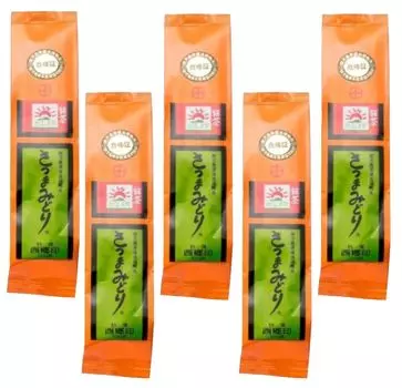 Чай Сацума Мидори, специально отобранный Saigo Brand Kagoshima, японский чай Sencha, доставка чая для чаепития x 5 Кагосима, (500г (100г пакеты))