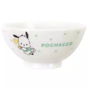 Чай Sanrio 11 x Персонажи для посудомоечной машины для микроволновой печи Сладости Сделано в Японии 335106 Миска Pochacco , 5,5 см, безопасная, безопасная и с точками,