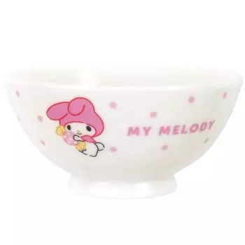 Чай Sanrio 11 x Персонажи для посудомоечной машины для микроволновой печи Сладости Сделано в Японии 335102 Миска My Melody , 5,5 см, безопасная, безопасная и с точками,