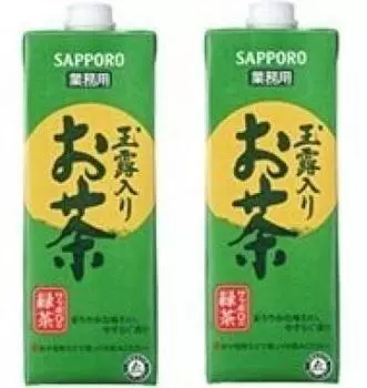 Чай Sapporo Gyokuro, коммерческая упаковка 1 л x 12 бутылок (2 случая)