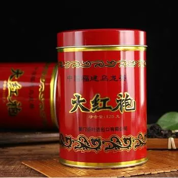 Чай Sea Dyke Brand AT103 Fujian Wuyi Da Hong Pao Big Red Robe Oolng, банка 125 г