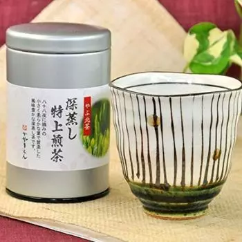 Чай Shizuoka Kayamaen Regular Gift Longevity Tea 80 г и набор чашек Tokusa Tea