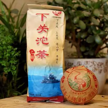 Чай Ся Гуань Пуэр 2009 Class YI JI Raw Puer Tuocha Xiaguan Puerh Tuo Cha Ся Гуань Пуэр 500г 500g