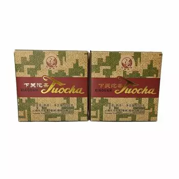 Чай Сягуань Ся Гуань Сяо Фа Туо Ча Пуэр 2018 250г Спелый Пуэр Пуэр Туоча