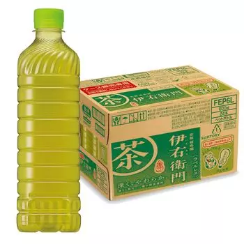 Чай Suntory Iyemon Labelless Tea 600 мл x 24 бутылки