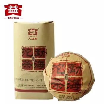 Чай TAETEA 2015 Batch 1501 Menghai Ripe Puer Tuocha Shu Puer 250г