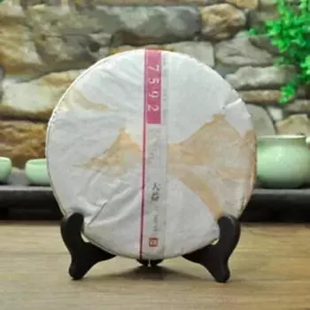 Чай TAETEA Classic Ripe Pu er 2014 7592 Дайи Пуэр Спелый чай Yunnan Puer 357г