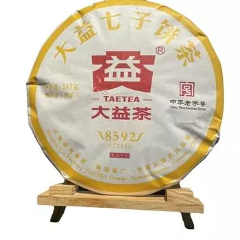 Чай TAETEA TeaYunnan Ripe Puer Tea Dayi 8592 Batch 2101 Шу Пуэр 357г
