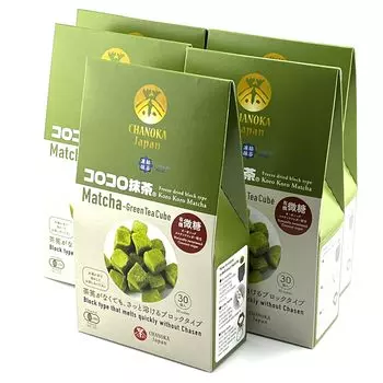 Чай Takada Chaen Kooka CoroCoro Matcha Мелкие кусочки сахара x 5 коробок Набор Аутентичный Uji Matcha, выращенный в стране Органическая кокосовая сахарная смесь Неокрашенный