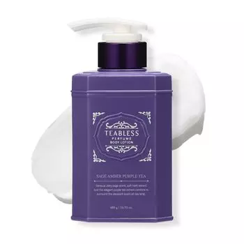 Чай TEABLESS Sage Amber Purple 480 г Тяжелый сладкий древесно-цветочный лосьон для тела Чай Гипоаллергенный керамид Увлажняющий сухая кожа Духи Уход за телом