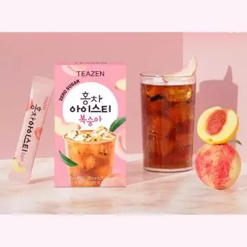 Чай Teazen Black Tea со вкусом персика и льдом 5 г (3 варианта) 10 Sticks