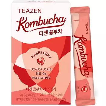 Чай TEAZEN KOMBUCHA со вкусом малины(10EA/30EA/60EA) 10EA