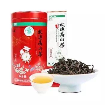 Чай Tengchong Yunnan Черный чай Jibian High Mountain 100 г в банке 2200 м Чай для здоровья