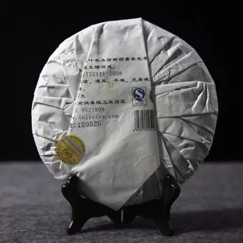 Чай ТуЛин Феникс Шу Пуэр Спелый Пуэр 2012 года пятилетний материал 357г