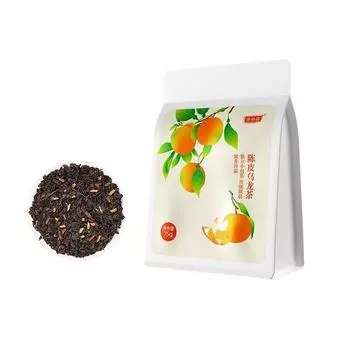 Чай улун из мандариновой кожуры в треугольных пакетиках, для горячего/холодного заваривания, для удаления масла, 2 пакетика 75G * 2 bags