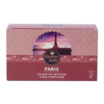 Чай Улун с Розой и Васильком (25 пак, 2 г), Paris, Karma Kettle
