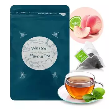 Чай Weston Flavour Tea Mulesna White Peach Earl Grey Черный чай Чайные пакетики 18 Фруктовый чай Белый персик Earl Grey Чай Muslena Персиковый чай (Цейлон / шт.)