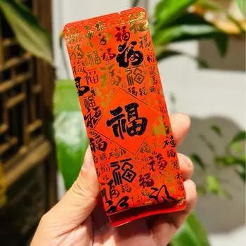Чай Wuyi Чай Дахунпао Чай Фу Чай Новогодний подарок Дегустационный пакет с подарком для рук Пробный напиток в упаковке Рассыпные чайные листья 8.5g