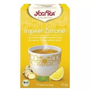 Чай Yogiti Lemon Ginger 30,6 г 17 пакетиков