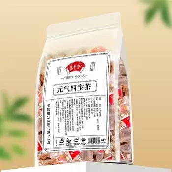 Чай Yuanqi Sibao Codonopsis Astragalus Yuzhu Американский чай с женьшенем 7 г*10