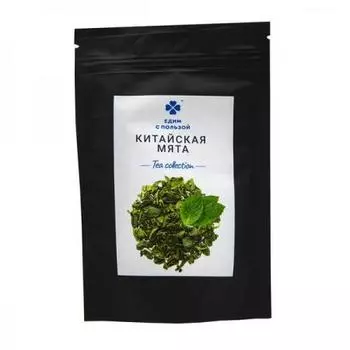 Чай зеленый листовой Китайская Мята Edim s Polzoy (Едим с пользой), 50г