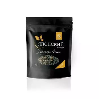 Чай зеленый Японский с лимоном Мудрость народная 35г