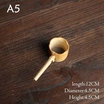 Чайная церемония в японском стиле, бамбуковый деревянный фильтр для чая, сетчатый заварочный чайник, многоразовый