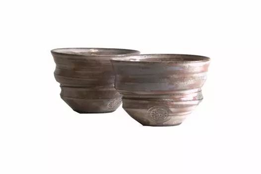 Чайная чашка Hitoshi Omuro, чашка Hagi без глазури, для 2 клиентов [в упаковке]