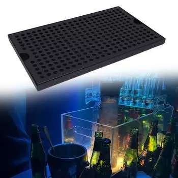 Чайная дренажная пластина металлическая пивная башня поддон для сбора капель из нержавеющей стали пивной поддон для сбора капель дренажный тип пластины для ресторанной кухни S