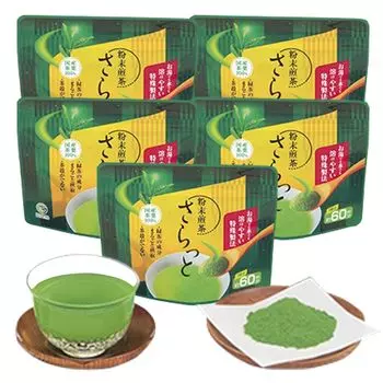 Чайная фабрика Киото Удзитавара Сухой Сенча Саратто 5 пакетиков в каждом пакете x 5 Сенча Зеленый чай Чай Удзи Банча Генмайча Японский чай Гёкуро 28040 (30г